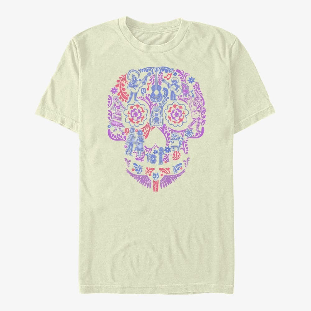 majice kratkih rukava Merch Pixar Coco - Skull Men's T-Shirt Natural