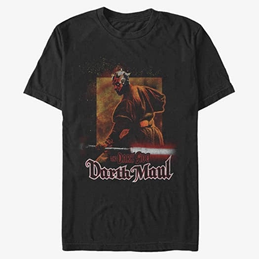 Tričko Merch Star Wars: Classic - DARTH MAUL Men's T-Shirt Black