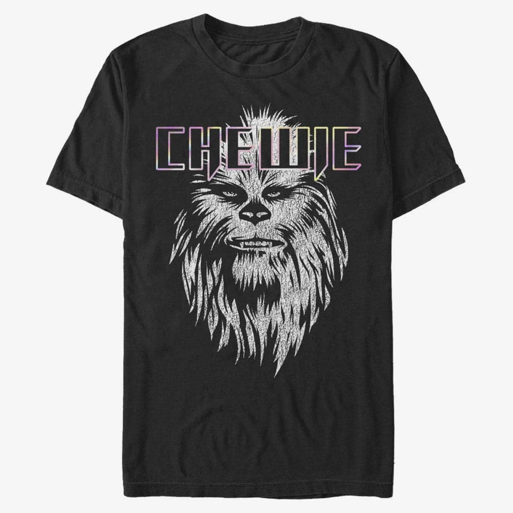 majice kratkih rukava Merch Star Wars: Classic - Chewie Face Men's T-Shirt Black