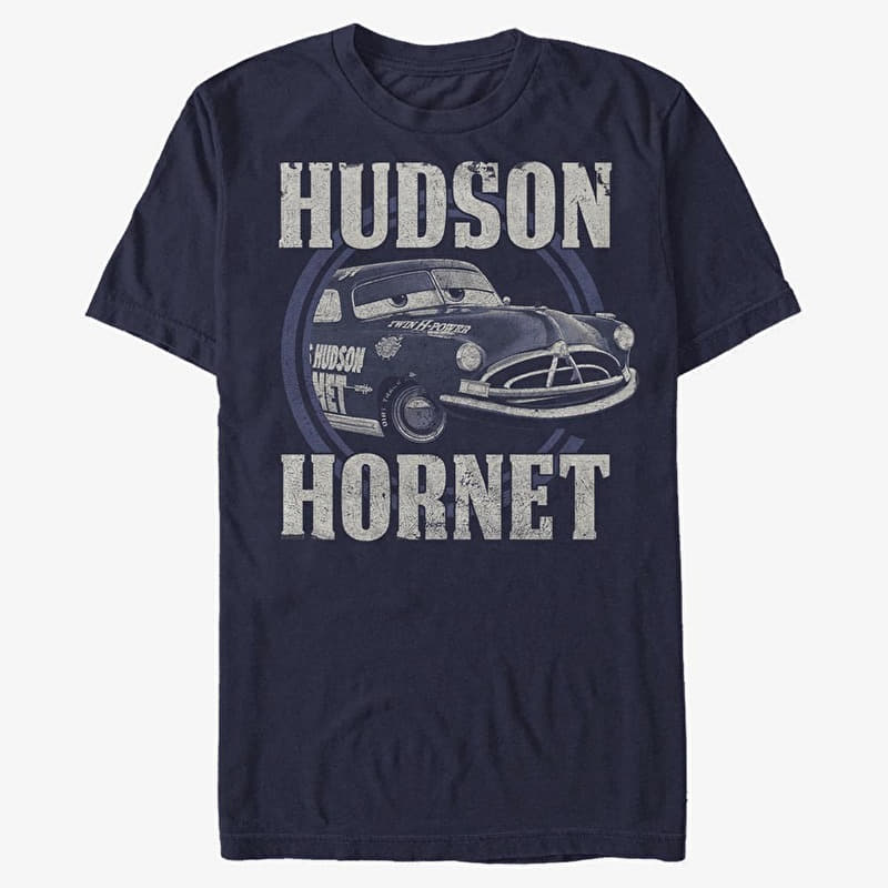 T-shirt Merch Pixar Cars 1-2 - Hornet Men's T-Shirt Navy Blue