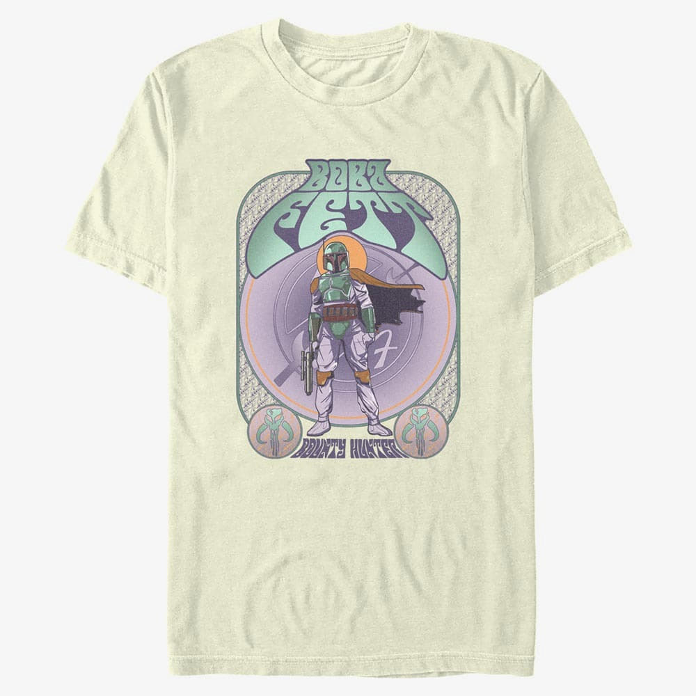 Pólók Merch Star Wars - Boba Fett Gig Men's T-Shirt Natural