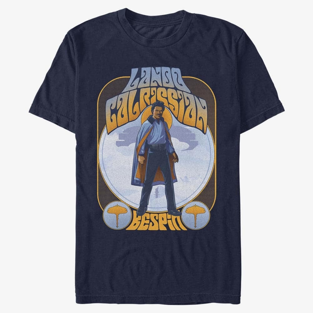 T-Shirts Merch Star Wars - Lando Gig Men's T-Shirt Navy Blue