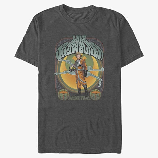 T-shirt Merch Star Wars - Skywalker Gig Men's T-Shirt Dark Heather Grey