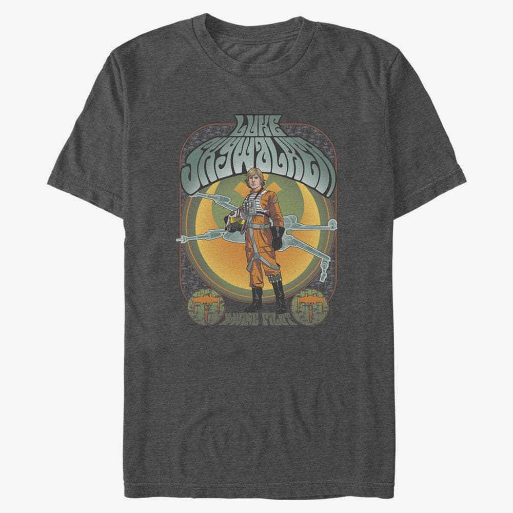 majice kratkih rukava Merch Star Wars - Skywalker Gig Men's T-Shirt Dark Heather Grey
