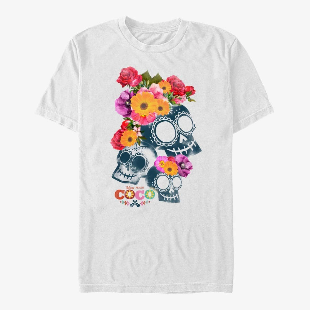 Pólók Merch Pixar Coco - Calaveras Men's T-Shirt White