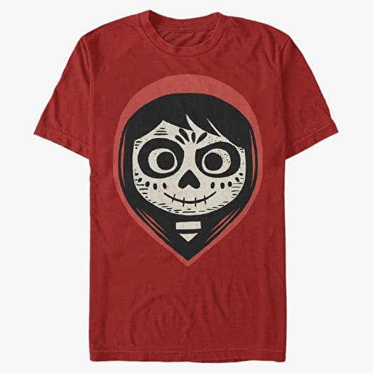 T-shirt Merch Pixar Coco - Dia de Los Face Men's T-Shirt Red