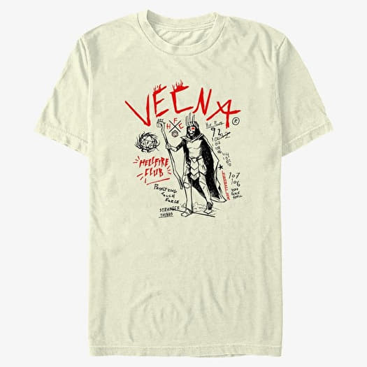 T-shirt Merch Netflix Stranger Things - Vecna Doodles Men's T-Shirt Natural