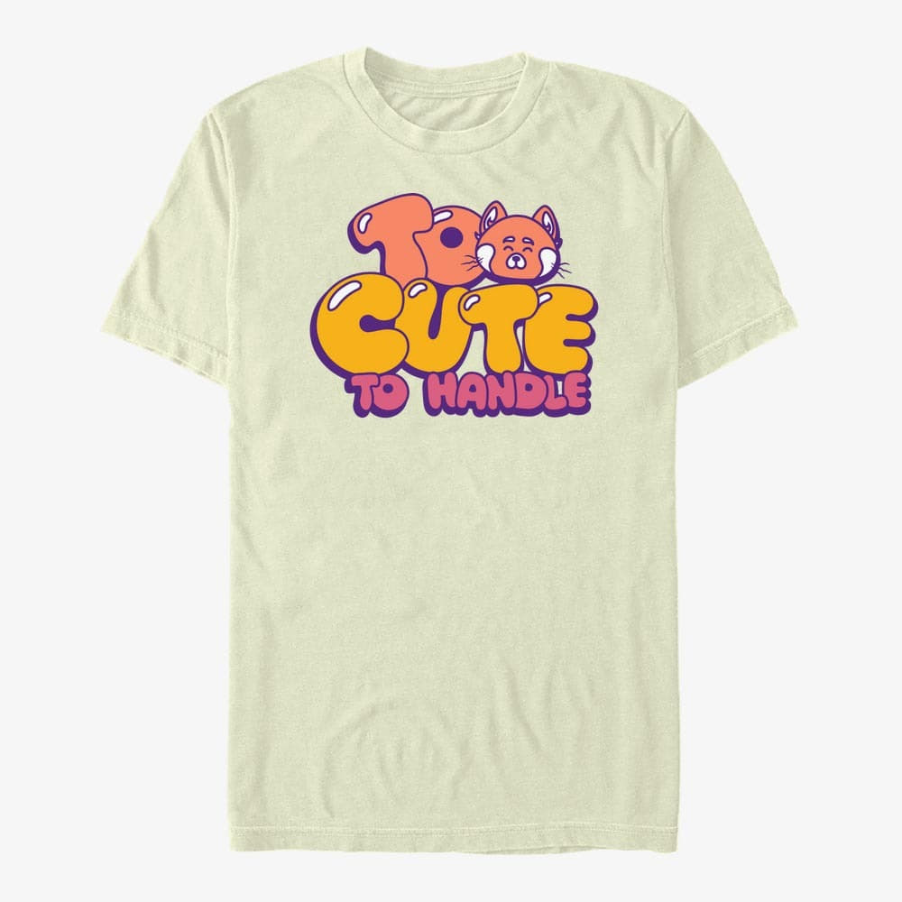 majice kratkih rukava Merch Pixar Turning Red - Cute Panda Men's T-Shirt Natural