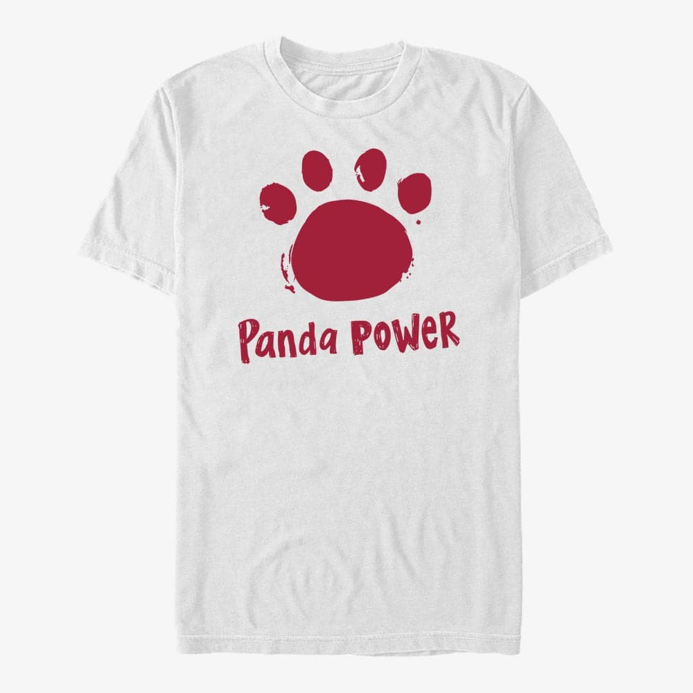 Tričká Merch Pixar Turning Red - Panda Power Men's T-Shirt White