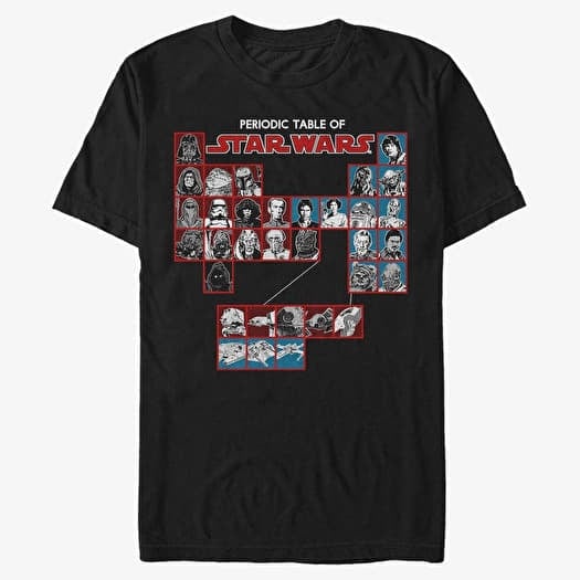 T-shirt Merch Star Wars: Classic - Hero Chart Men's T-Shirt Black