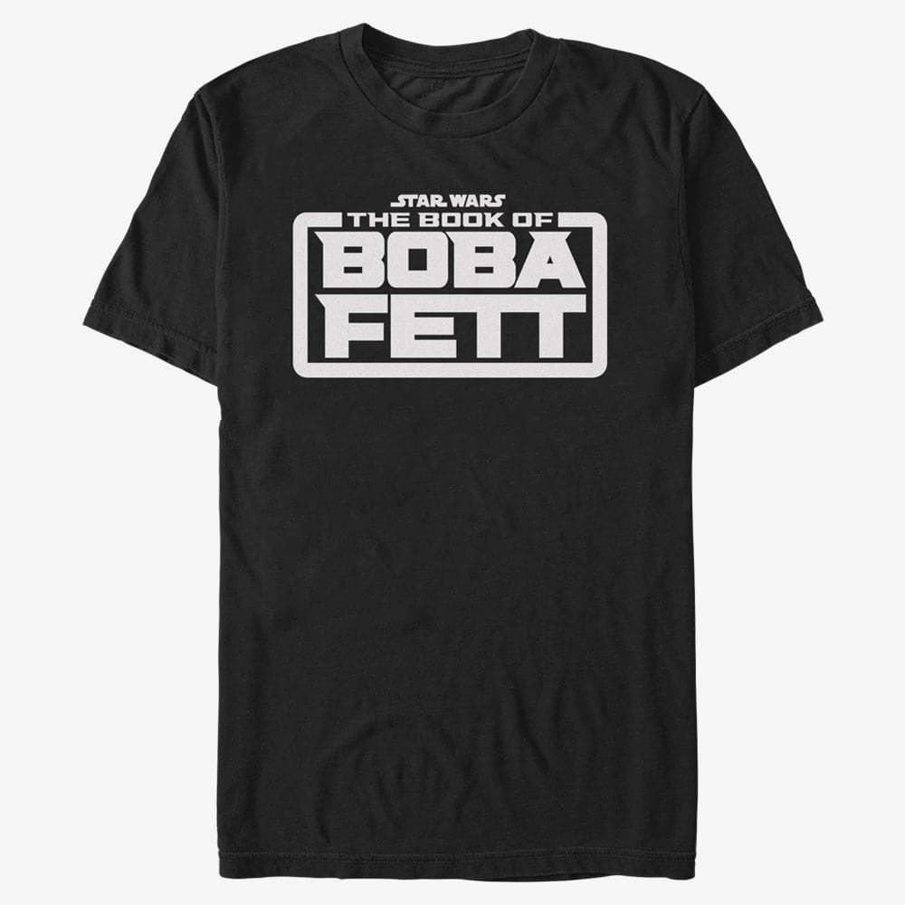 T-Shirts Merch Star Wars Book of Boba Fett - Basic Logo Men's T-Shirt Black