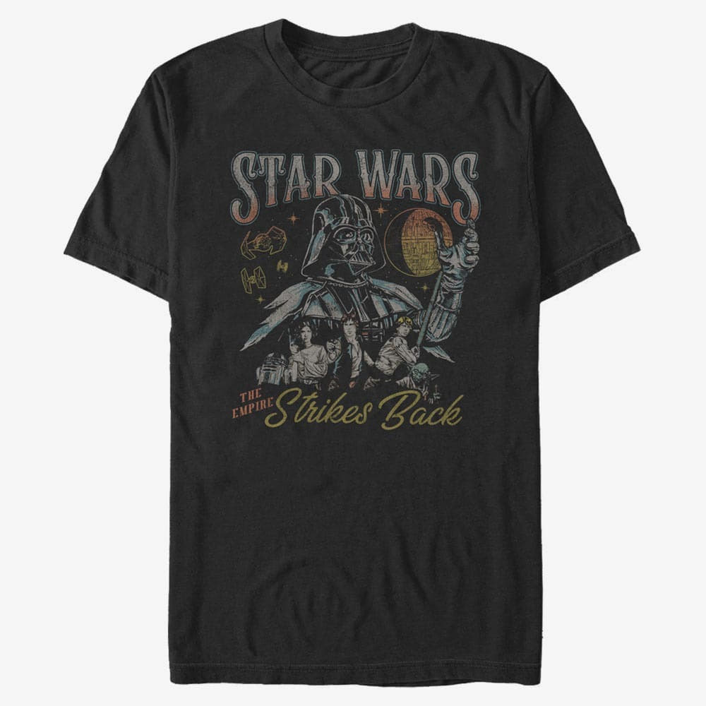 majice kratkih rukava Merch Star Wars: Classic - Old School Choke Men's T-Shirt Black