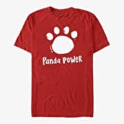 Merch Pixar Turning Red - Panda Power Men's T-Shirt Red
