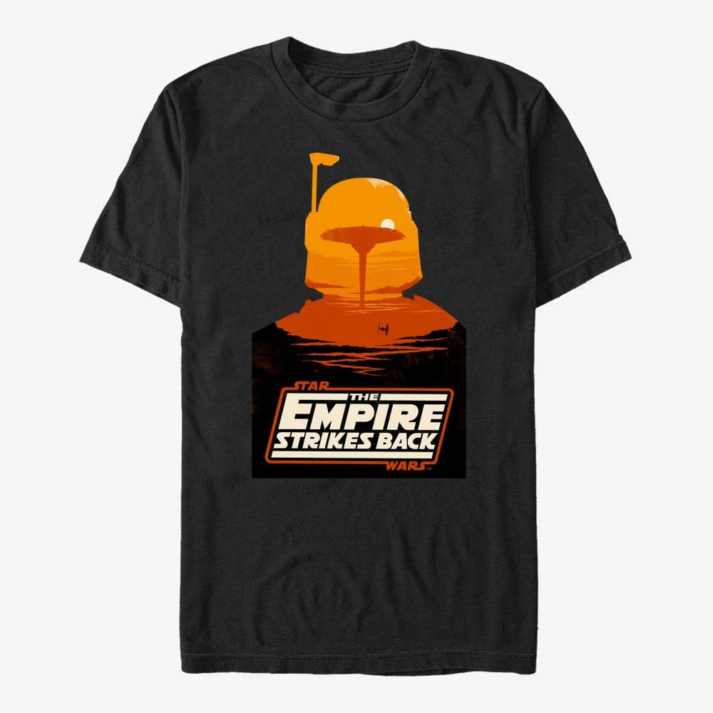 majice kratkih rukava Merch Star Wars: Classic - ESB Boba Men's T-Shirt Black