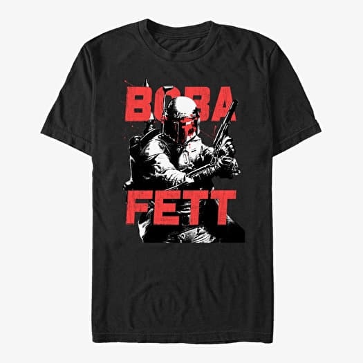 Majica Merch Star Wars: Classic - Fett Hero Men's T-Shirt Black