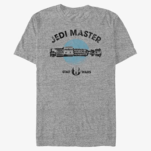 T-shirt Merch Star Wars - Jedi Master Alt Men's T-Shirt Heather Grey