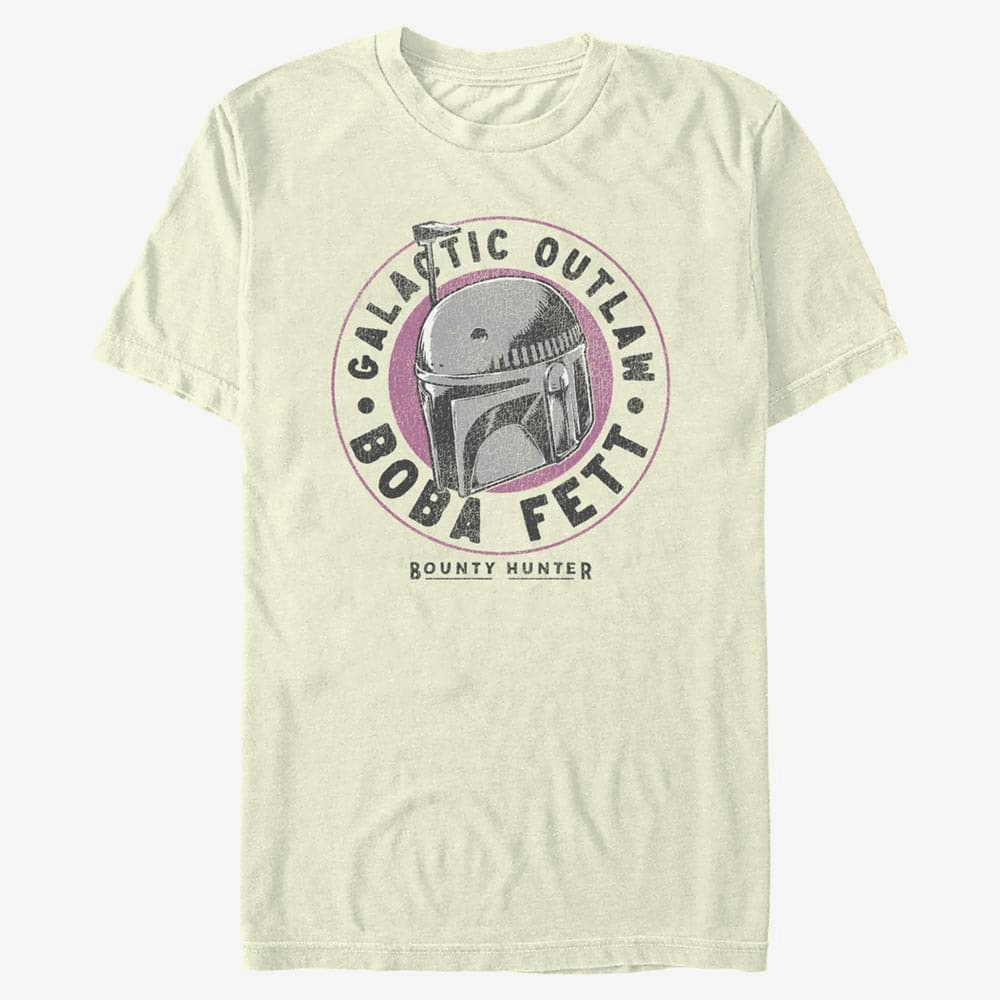 T-shirts Merch Star Wars Book of Boba Fett - Light Outlaw Men's T-Shirt Natural