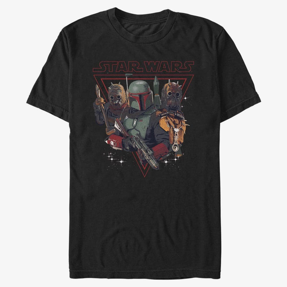 T-Shirts Merch Star Wars: Book of Boba Fett - Bounty Hunting Men's T-Shirt Black
