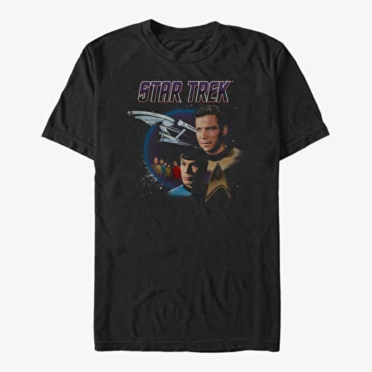 T-shirt Merch Paramount Star Trek - Vintage Poster Men's T-Shirt Black