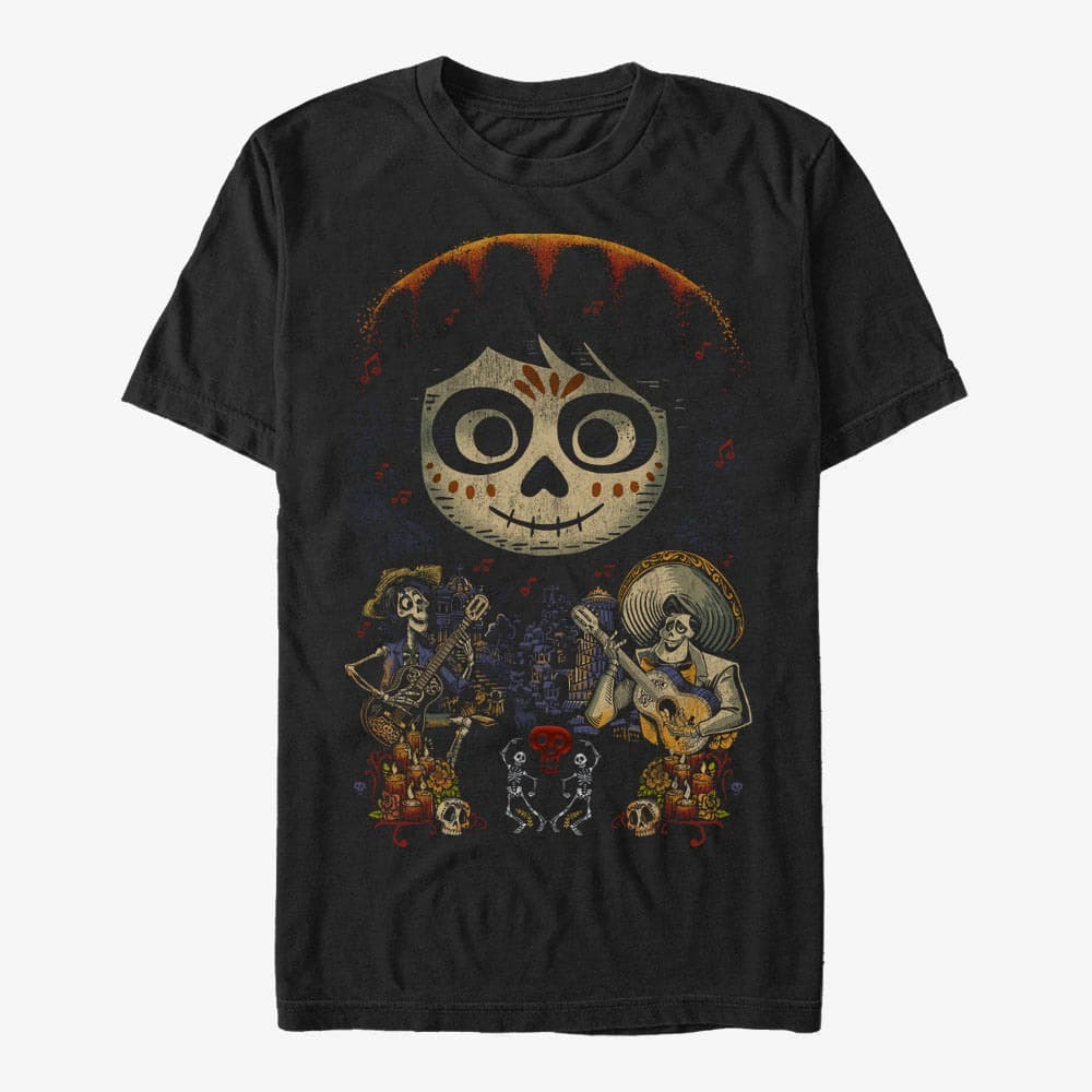 T-Shirts Merch Pixar Coco - Coco Poster Men's T-Shirt Black