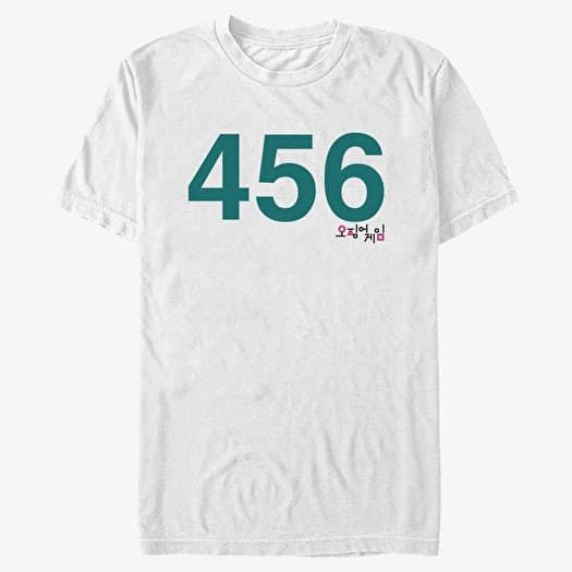 Tričko Merch Netflix Squid Game - Costume 456 Men's T-Shirt White