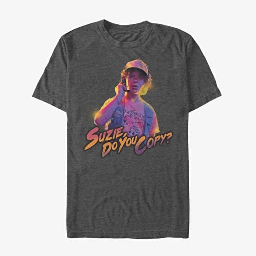 Majica Merch Netflix Stranger Things - Do You Copy Men's T-Shirt Dark Heather Grey