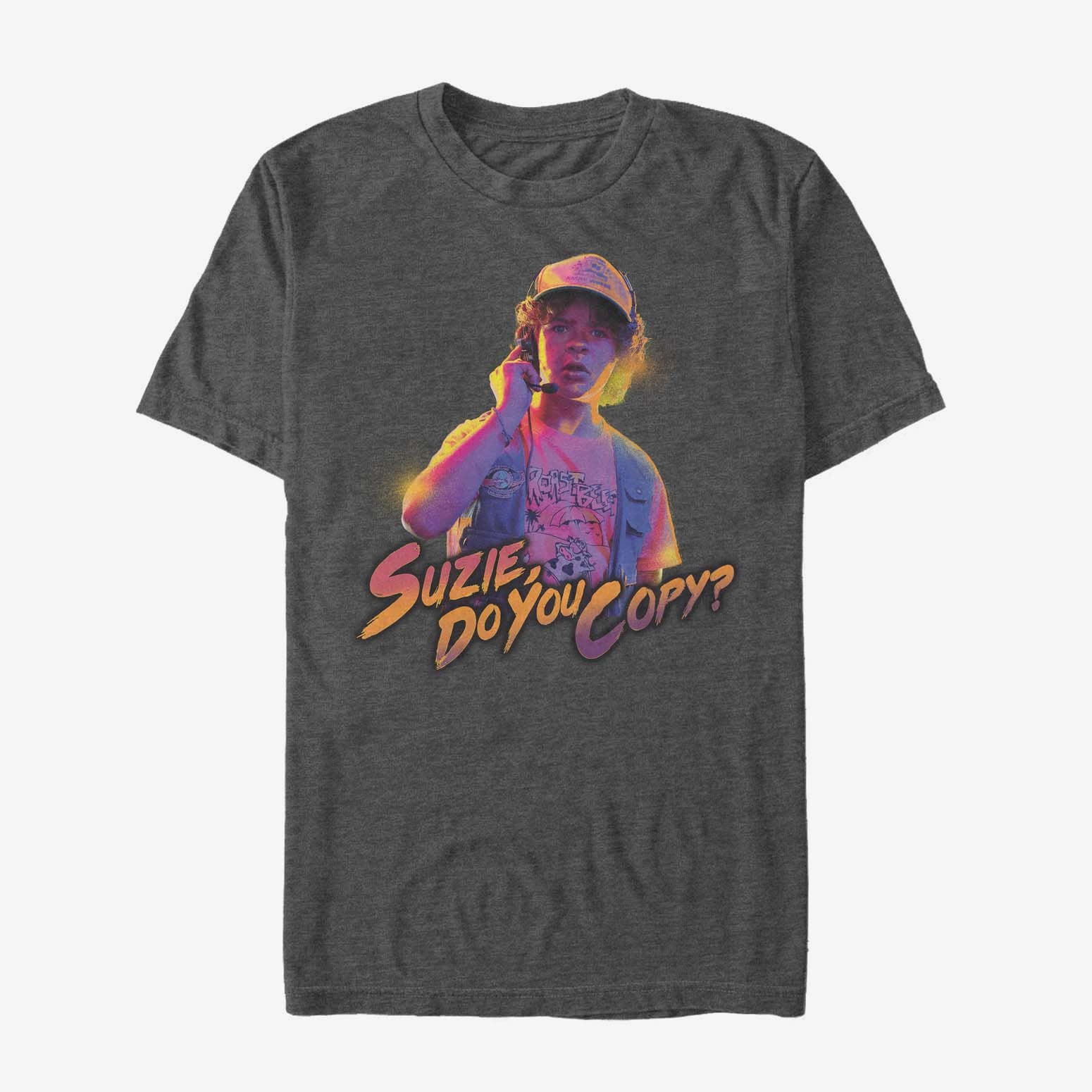 majice kratkih rukava Merch Netflix Stranger Things - Do You Copy Men's T-Shirt Dark Heather Grey