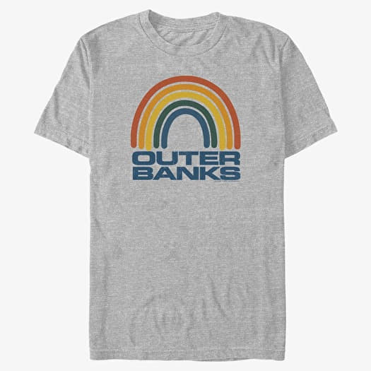 Camiseta Merch Netflix Outer Banks - OBX Rainbow Men's T-Shirt Heather Grey