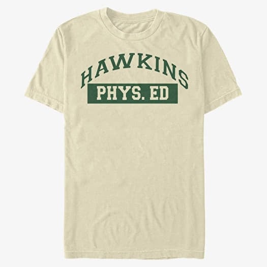 Majica Merch Netflix Stranger Things - Hawkins Phys Ed Men's T-Shirt Natural