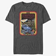 Merch Netflix Stranger Things - Retro Mash Men's T-Shirt Dark Heather Grey
