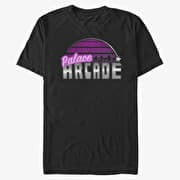 Merch Netflix Stranger Things - Retro Arcade Men's T-Shirt Black