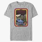 Merch Netflix Stranger Things - Retro Mash Men's T-Shirt Heather Grey