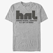 Merch Netflix Stranger Things - Hawkins National Laboratory Men's T-Shirt Heather Grey