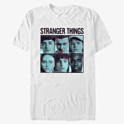 Merch Netflix Stranger Things - Halftone Gang Men's T-Shirt White