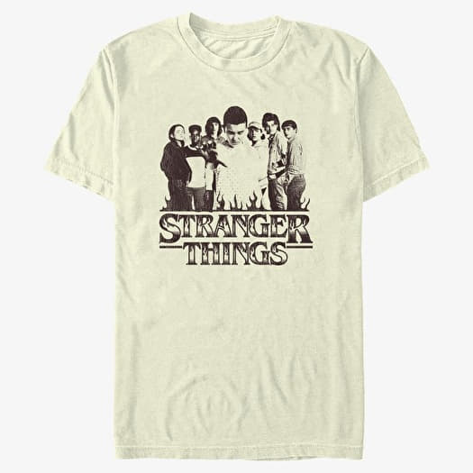 Tričko Merch Netflix Stranger Things - Group Focus Men's T-Shirt Natural