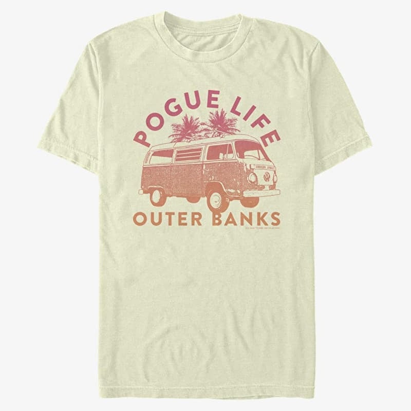 T-shirt Merch Netflix Outer Banks - Pogue Life Men's T-Shirt Natural