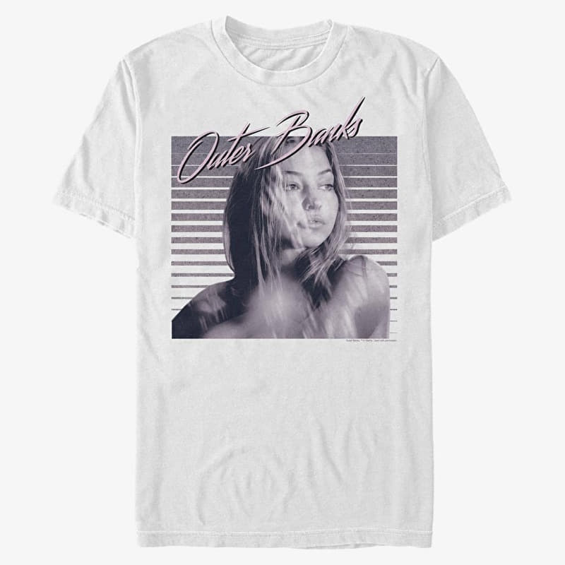 T-Shirt Merch Netflix Outer Banks - Full Kook Men's T-Shirt White