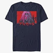 Merch Netflix Castlevania - Sunset Alucard Men's T-Shirt Navy Blue