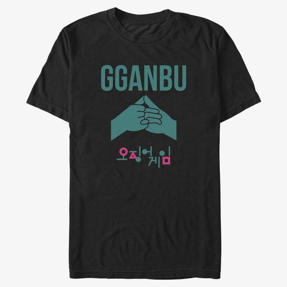 T-särgid Merch Netflix Squid Game - Gganbu Buddies Men's T-Shirt Black