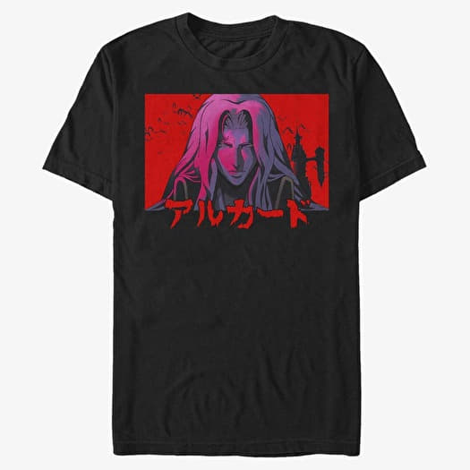 T-shirt Merch Netflix Castlevania - Sunset Alucard Men's T-Shirt Black