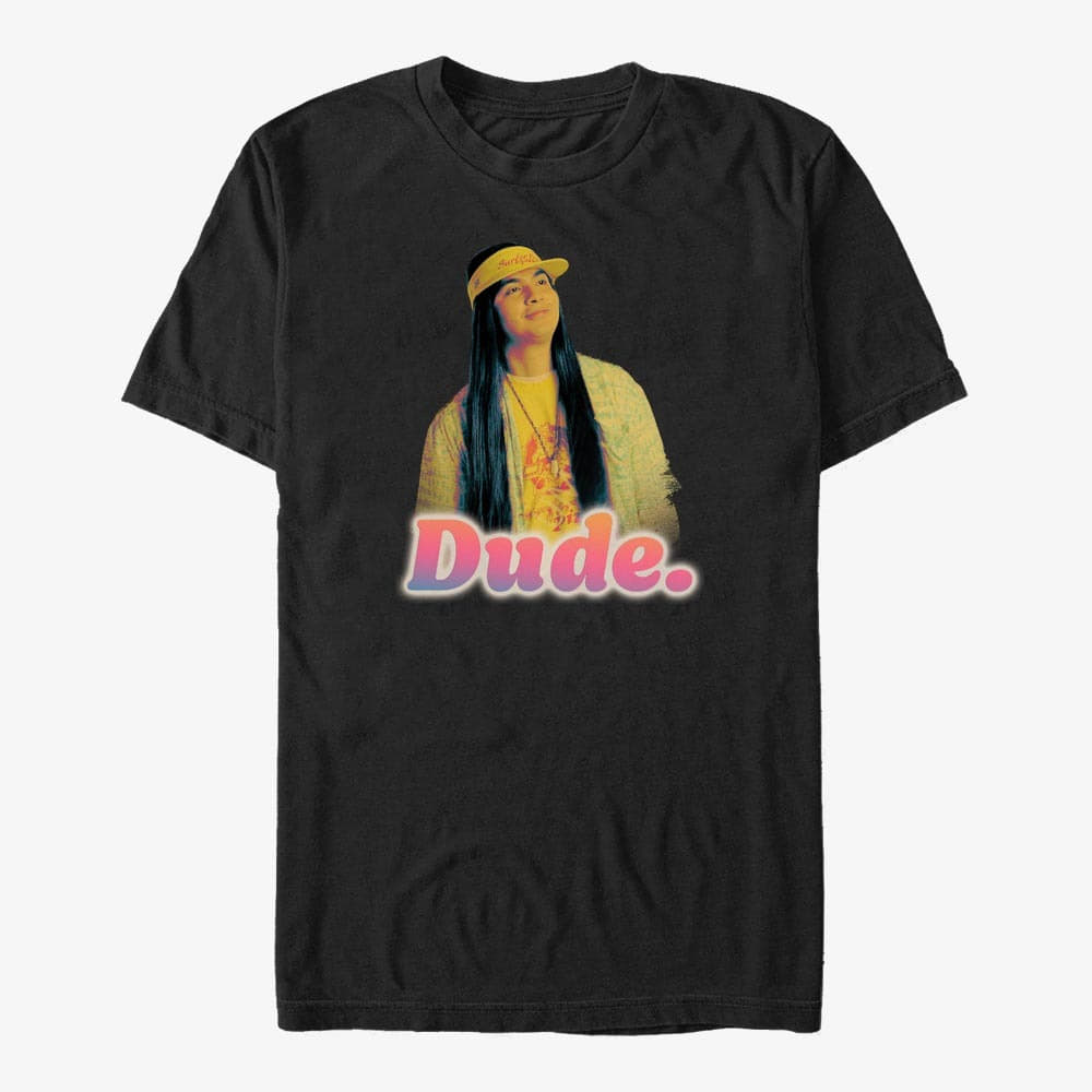 T-Shirts Merch Netflix Stranger Things - Dude Retro Men's T-Shirt Black