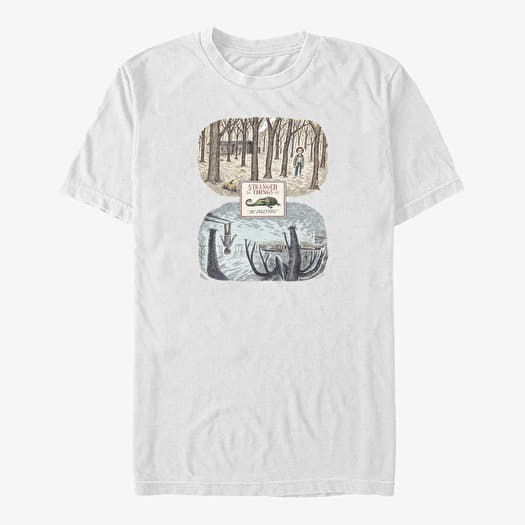 Tričko Merch Netflix Stranger Things - The Pollywog Illustration Men's T-Shirt White
