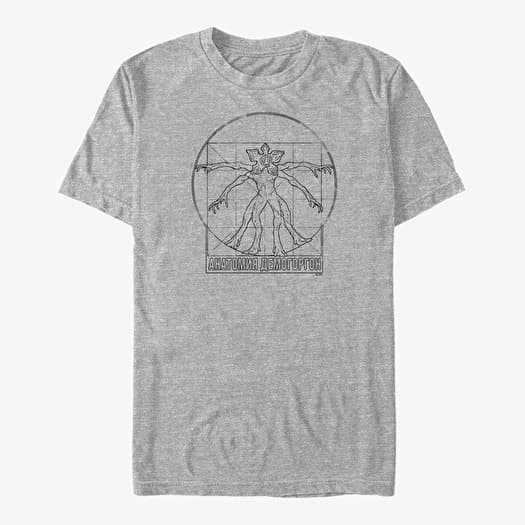 Tričko Merch Netflix Stranger Things - Demo Anatomy Men's T-Shirt Heather Grey