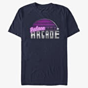 Merch Netflix Stranger Things - Retro Arcade Men's T-Shirt Navy Blue