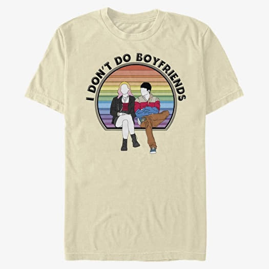 Póló Merch Netflix Sex Education - Don't Do Boyfriends Men's T-Shirt Natural