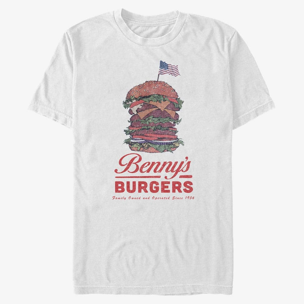 T-Shirts Merch Netflix Stranger Things - Good Ol' Benny's Men's T-Shirt White