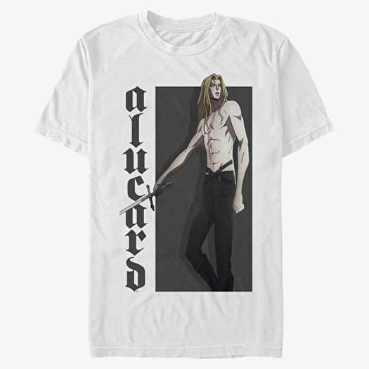 T-shirt Merch Netflix Castlevania - Hero Alucard Men's T-Shirt White