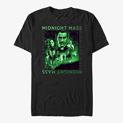 Tričko Merch Netflix Midnight Mass - Mass Squared Men's T-Shirt Black