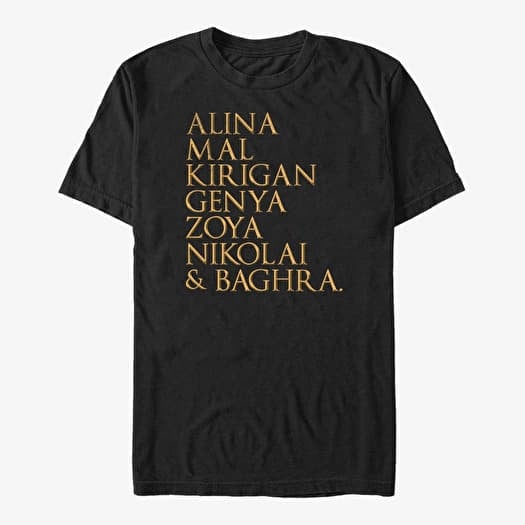 T-särk Merch Netflix Shadow and Bone - Shadow and Bone Character Stack Men's T-Shirt Black