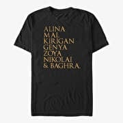 Merch Netflix Shadow and Bone - Shadow and Bone Character Stack Men's T-Shirt Black
